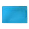 A-200 Soldering Mat Heat Resistant Silicone Work Pad Anti-Static Electronics Repair Station Kit for Phone Watch Computer DIY Projects 31x21cm Blue view 1
