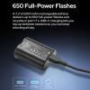 GODOX V480O V480-O TTL Camera Flash, GN50 Speedlite 650 Flash Number 1/8000s HSS 1.7s Recharge Time Built-in 5600K LED Adjustment Light with Diffuser Compatible with Panasonic and Olympus Cameras view 2