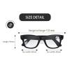 Kidsreer 8-in-1 AI Smart Glasses with Camera,8MP HD Video Recording Glasses, AI Voice Assistant, Real-Time Translation, Anti-Blue Smart Sunglasses for Travel, Work & Vlogging (G300-Black) view 2