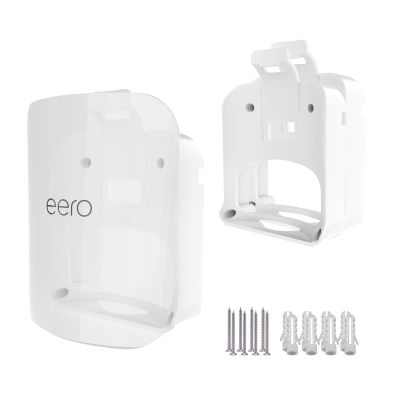 Advanced Wall Mount for eero Pro 7 Router & Extender | Tri-Band Mesh Wi-Fi 7 Compatible, Easy to Install, Integrated Cable Management (2 Pack)
