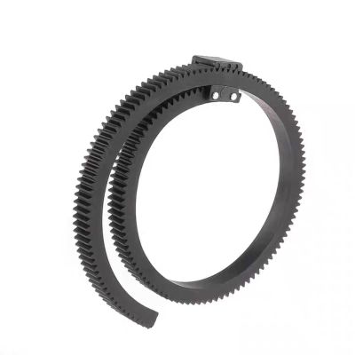 FOTGA Rubber Flexible Gear Belt Ring Follow Focus Gear Ring, for DP500IIS DP500III JTZ DP30 Follow Focus, Adjustable from 46mm to 110mm, 0.8 pitch