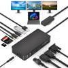 12 in 1 New Surface Docking Stationg, Triple Displays VGA + Dual 4k@30hz HDMI, Surface Dock for Surface Pro 11/10/9/8/X/7/6/5/4/3, Surface Laptop, Surface Laptop Go, Surface Go Dock, Surface Book Dock view 1