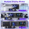 12 in 1 New Surface Docking Stationg, Triple Displays VGA + Dual 4k@30hz HDMI, Surface Dock for Surface Pro 11/10/9/8/X/7/6/5/4/3, Surface Laptop, Surface Laptop Go, Surface Go Dock, Surface Book Dock view 3