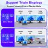 12 in 1 New Surface Docking Stationg, Triple Displays VGA + Dual 4k@30hz HDMI, Surface Dock for Surface Pro 11/10/9/8/X/7/6/5/4/3, Surface Laptop, Surface Laptop Go, Surface Go Dock, Surface Book Dock view 4