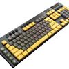 Custom Periodic Table of Elements Keycaps,PBT+PC Material Suitable for Logitech G915 G815 TKL Mechanical Keyboard,Only Keycaps (Yellow Transparent Black 109 Full Key) view 1