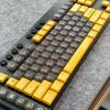 Custom Periodic Table of Elements Keycaps,PBT+PC Material Suitable for Logitech G915 G815 TKL Mechanical Keyboard,Only Keycaps (Yellow Transparent Black 109 Full Key) view 4
