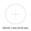 ZTBH Microscope Accessories Kit Micrometer 25mm Diameter Optical Ruler Net Calibration Reticle Microscope Slides(MS-1-HK3) view 2