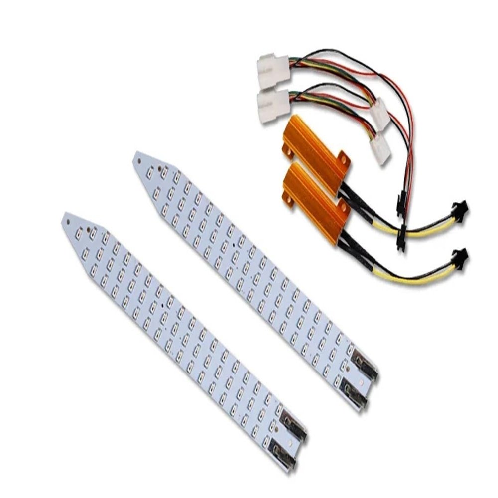 2pc Full LED Amber Sequential Dynamic Tail Turn Signal Light Kit 2016-2021 Compatible with M-azda MX-5 ND |(Yellow) (Red)