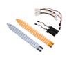 2pc Full LED Amber Sequential Dynamic Tail Turn Signal Light Kit 2016-2021 Compatible with M-azda MX-5 ND |(Yellow) (Red) view 2