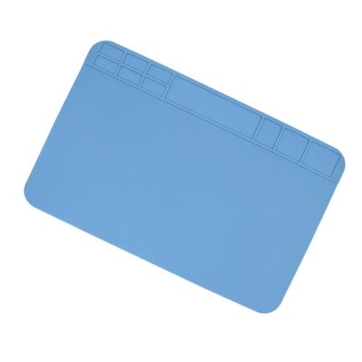 LJSM Lab Microscope Slides 300x200mm Silicone Pad Repairing Working Pad, Insulation Mat Multi-Component Placed Working Stage for Mobile Phone Repairing Microscope Parts