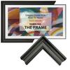 Stylespace Black TV frame 43" (Linear Noir, 43-LS03) - Compatible ONLY with Samsung The Frame TV and Pro TVs (Fits 2021-2026, LS03A, LS03B,LS03C,LS03D,LS03FA,LS03FW) view 1