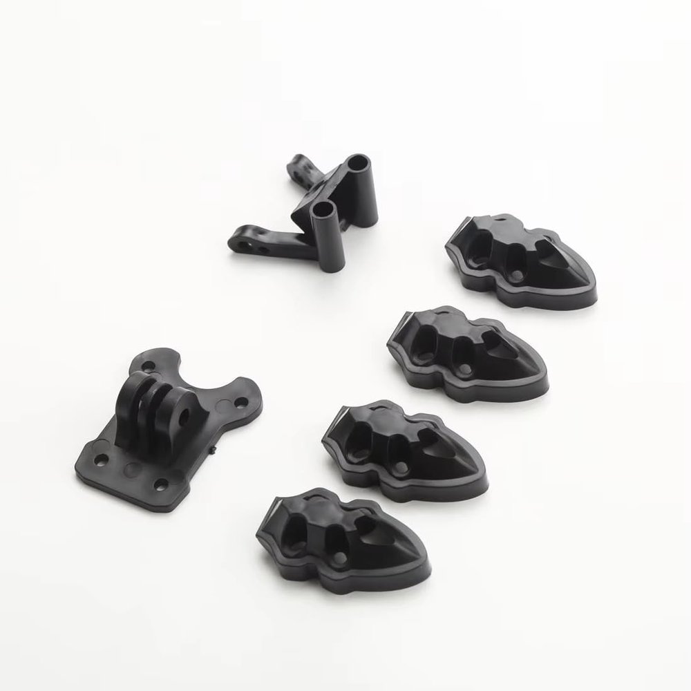 AcvBhJ 3D Printed TPU Parts For Camera Mount Motor Mounting Base For FPV Mark4 HD 5/6/7/8/9inch Drone Frame(Black)