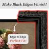 Stylespace Black TV frame 50" (Baroque Noir, 50-LS03) - Compatible ONLY with Samsung The Frame TV and Pro TVs (Fits 2021-2026, LS03A, LS03B,LS03C,LS03D,LS03FA,LS03FW) view 4