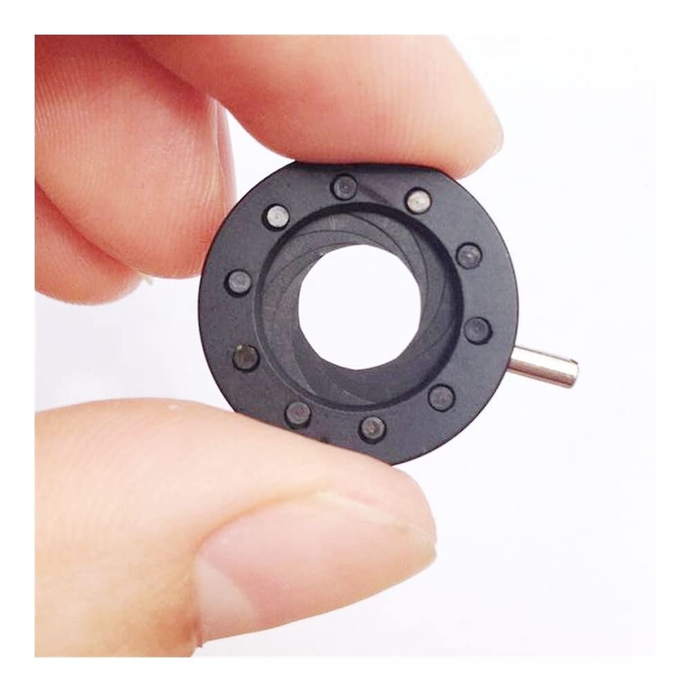 Lab Microscope Slides 1-12mm Aperture Diaphragm-1 PC Mechanical Iris Adjustable Aperture 1-12mm Microscope Camera Optical Diaphragm Module Microscope Parts