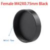 Telescope Fully Metal Telescope Lens Dust Cap for Protection Cover M42X0.75mm for Black Or Red(M42X0.75 Black) view 2