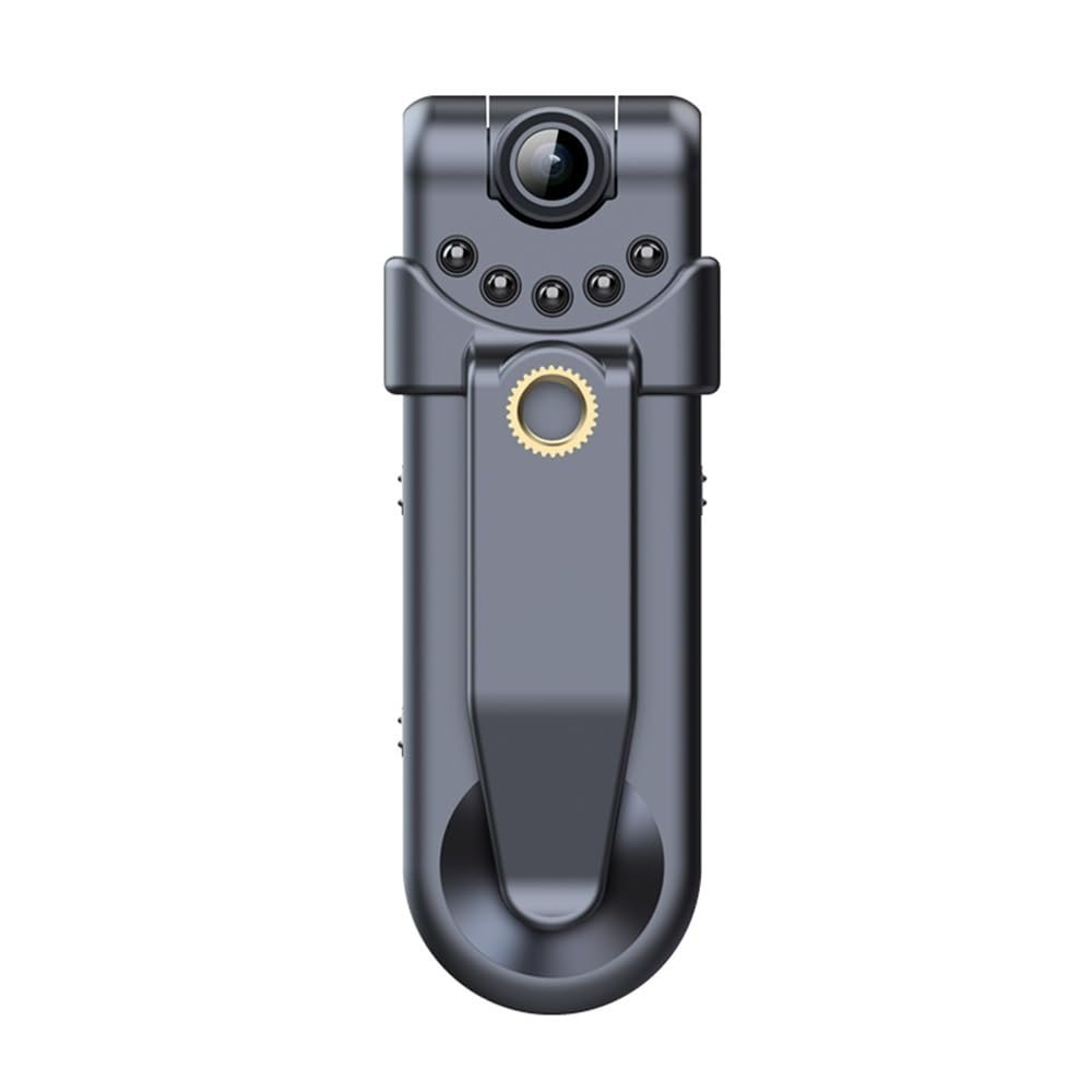 Zocxielr Body Camera, Body Mini Camera Portable Digital Video Recorder Police BodyCam Infrared Night Vision Miniature
