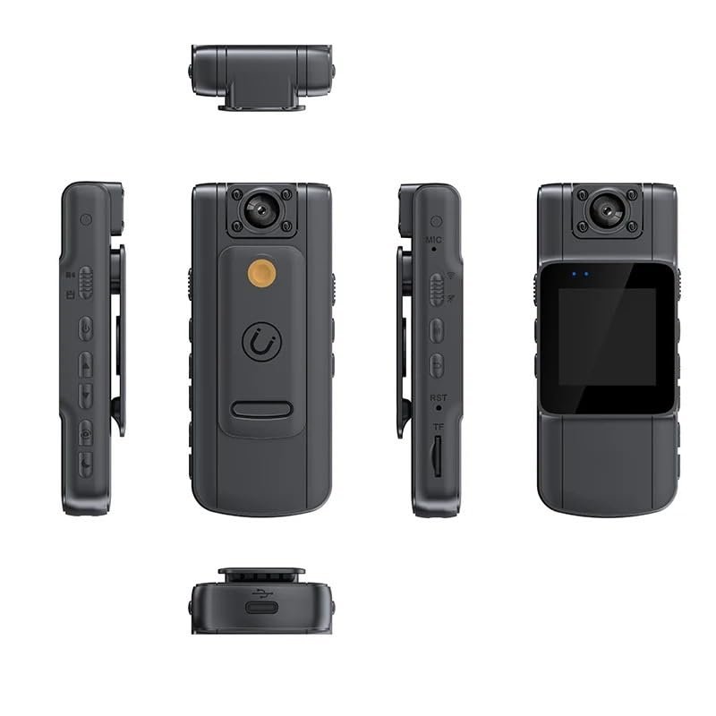 Zocxielr Body Camera, 1080P HD Mini Camera Portable Digital Video Recorder BodyCam Infrared Night Vision Police Cam for Service