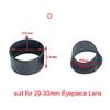 ZTBH Microscope Accessories Kit 2PCS Various Biological Stereo Microscope Telescope Monocular Binoculars Use Rubber Eye Guards Microscope Slides(D) view 2