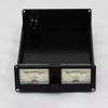 Retro Dual VU Meter Aluminum Chassis - High-Quality Aluminum Alloy Enclosure with Level Meters view 2