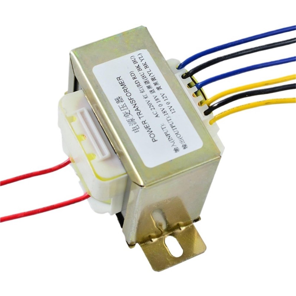 1PCS Pure Copper AC Double 18V Double 12V Multi Winding 60W Power Amplifier Power Transformer 110V220V(220V)