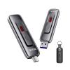 SSK SSD 2TB External Hard Drive,Fast Solid State Thumb-Drive up to 560 MB/s Read Speed Memory Stick with Sliding Dual USB 3.2 Gen 2 FlashDrive USB-C+A for iPhone 15/16/17/Android/Windows/Tablet/TV view 1