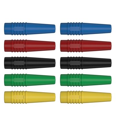 10PCS 2MM Banana Female Socket Test Terminal Electrical Wire Connector J.10048(5 red 5 Black)