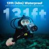 AKASO V50X Native 4K30fps WiFi Action Camera with EIS Touch Screen 4X Zoom 131 feet Waterproof Camera Support External Mic Remote Control with Helmet Accessories (with 256GB MicroSD Card) view 4