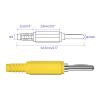 10PCS 4MM Copper Nickel Plated Banana Can be Connect Test Probes for Speaker AmplifierJ.10023(5 red 5 Black) view 3