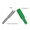 10PCS 4MM Copper Nickel Plated Banana Can be Connect Test Probes for Speaker AmplifierJ.10023(5 red 5 Black) view 4