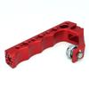 SZYingXian 3/8 Fixed Screw Camera Top Handle for ARRI Grip for Camera Cage, Universal Video Rig with Cold Shoe Adapters for DSLR Camera with Microphone/LED Light/Monitor (Red) view 2