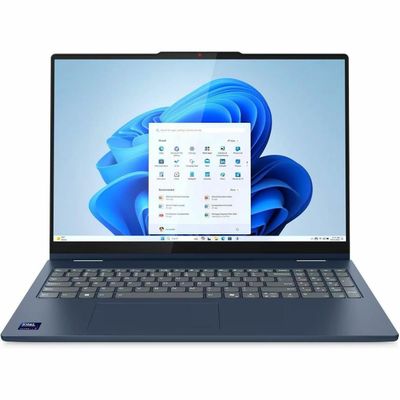 Lenovo IdeaPad 5 16IAL10 83KS001MUS 16" Touchscreen Convertible 2 in 1 Notebook - WUXGA - Intel Core Ultra 7 255U - 16 GB - 512 GB SSD - English (US) Keyboard - Cosmic Blue - Intel Chip - 1920 x 1200