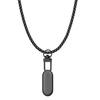 HonLanful Neck Strap Compatible with PLAUD NotePin AI Voice Recorder Necklace Accessories Metal Stainless Steel for Women Men (black) view 1
