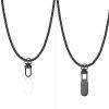 HonLanful Neck Strap Compatible with PLAUD NotePin AI Voice Recorder Necklace Accessories Metal Stainless Steel for Women Men (black) view 4