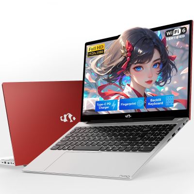NIMO 15.6" IPS FHD-Student-Laptop, Intel N150 4GB RAM 128GB SSD (Beat to i3-10110U, 4 Cores Up to 3.6GHz) Computer with 65W Type-C, Fingerprint, Backlit Keyboard, Wi-Fi 6, BT5.2, for Home