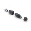 4-pin M16 size power connector female and male socket IP67 view 3