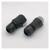 5-pin M16 size power connector cable to cable outdoor waterproof IP67 view 2