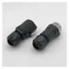 3 pin M16 size power connector cable to cable IP67 view 2