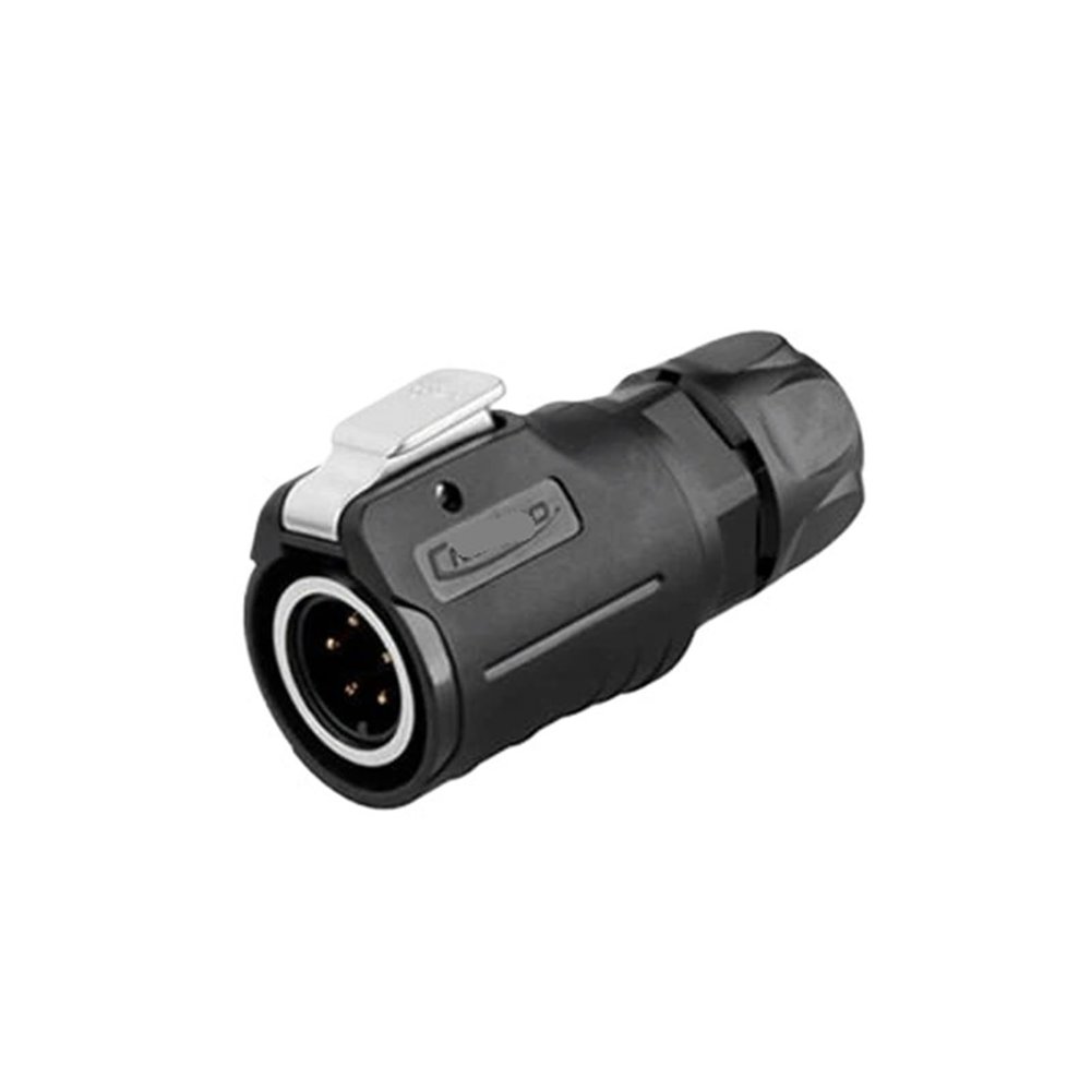 5 pin M16 size power circular connector male outdoor waterproof IP67