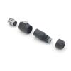 5 pin M16 size power circular connector male outdoor waterproof IP67 view 2
