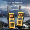 Gaswei G1pro+ IP67 Waterproof Walkie Talkies Long Range for Adults, Two Way radios FM Radio,VOX,SOS & NOAA Weather Alerts,USB-C Rechargeable view 3