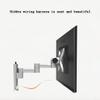 CHENWMZ Monitor Bracket arm, TV Hanger Wall-Mounted Aluminum Alloy Telescopic Bracket, Suitable for 13-30 inch TV, Maximum Load-Bearing 18kg, Maximum Distance 100x100mm TV Rack view 4