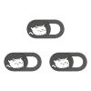 BUBEFSKD 3pcs Camera Covers Webcam Slide Web Privacy Protector Sticker Cartoon Kitten for Laptop Phone Camera Cover view 1