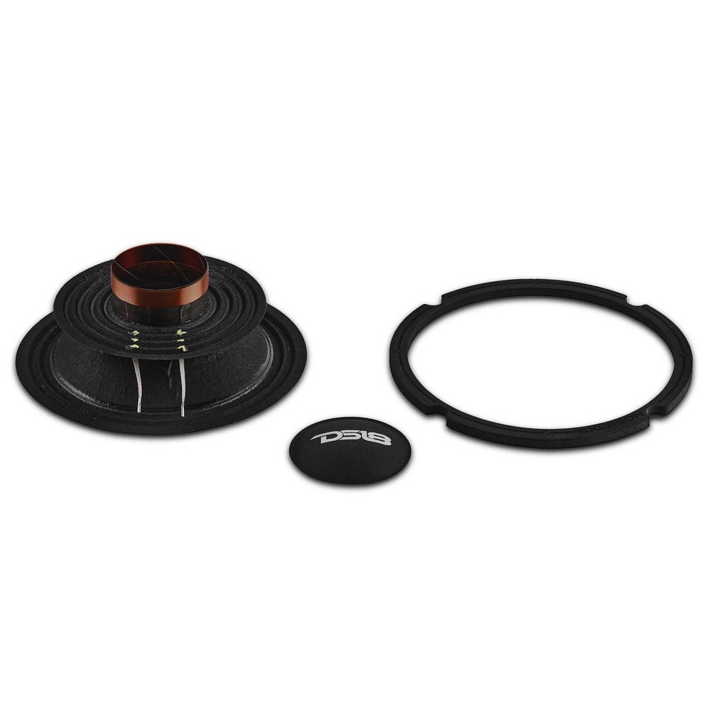 DS18 6XL650N-4RCK Mid-Range Loudspeaker Recone Kit, 4-Ohm Drop-in Repair Parts for Vehicle Audio
