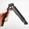 2pcs Lightweight Camping Lamps Bracket Foldable LED Light Holder Pocket Keychain Flashlight Tripod for Outdoor Lighting Portable Keys Light Stand Lightweight and Portable Tripod view 3