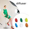 18cm/7inch Diffuser Sock Soft Photography Lamps Covers Covers Cloth for Rings Light Flashing Light Photography Diffuser view 2