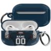 Merry Craft Works Compatible with AirPods Apple 1 & 2 and Pro 1 & 2 - Custom Football Case - Personalized Protective Designer Cover - Customize with Your Name and Number view 1