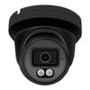 Auview 4K PoE Security Camera, 8MP IP Turret Dome, Big Sensor, Built-in Microphone, Smart Dual-Light Color Night Vision, IP67 Outdoor/Indoor, NDAA Compliant, ONVIF Compatible (Black) view 1