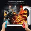 Pixluxe Portable Monitor Touchscreen, 16 Inch 1200P Metal Ultra-Thin Portable Display, with Leather case and Travel Bag Display, HDMI USB C External Display, Suitable for Laptop Xbox Switch view 3
