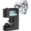 Diamond Girdle Viewer with LED Fill Light and Dual Screen Display, Adjustable Focus for Clear Image, Essential for Diamond Inscription Viewing, Compact Design view 1