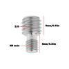 YINETTECH 4Pcs 3/8 inch Male to M6 Male Adapter Screw Suitable for Monopod Tripod and Quick Release Plate view 4